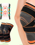 Adjustable Compression Knee Support | Unisex Sleeves for Sports 6