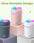 Compact Portable Humidifier | Aroma Diffuser & LED Light 8
