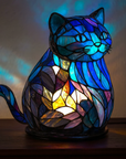 Vibrant Stained Glass Lamp | Unique Animal Prints & Table Lamps