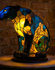 Vibrant Stained Glass Lamp | Unique Animal Prints & Table Lamps