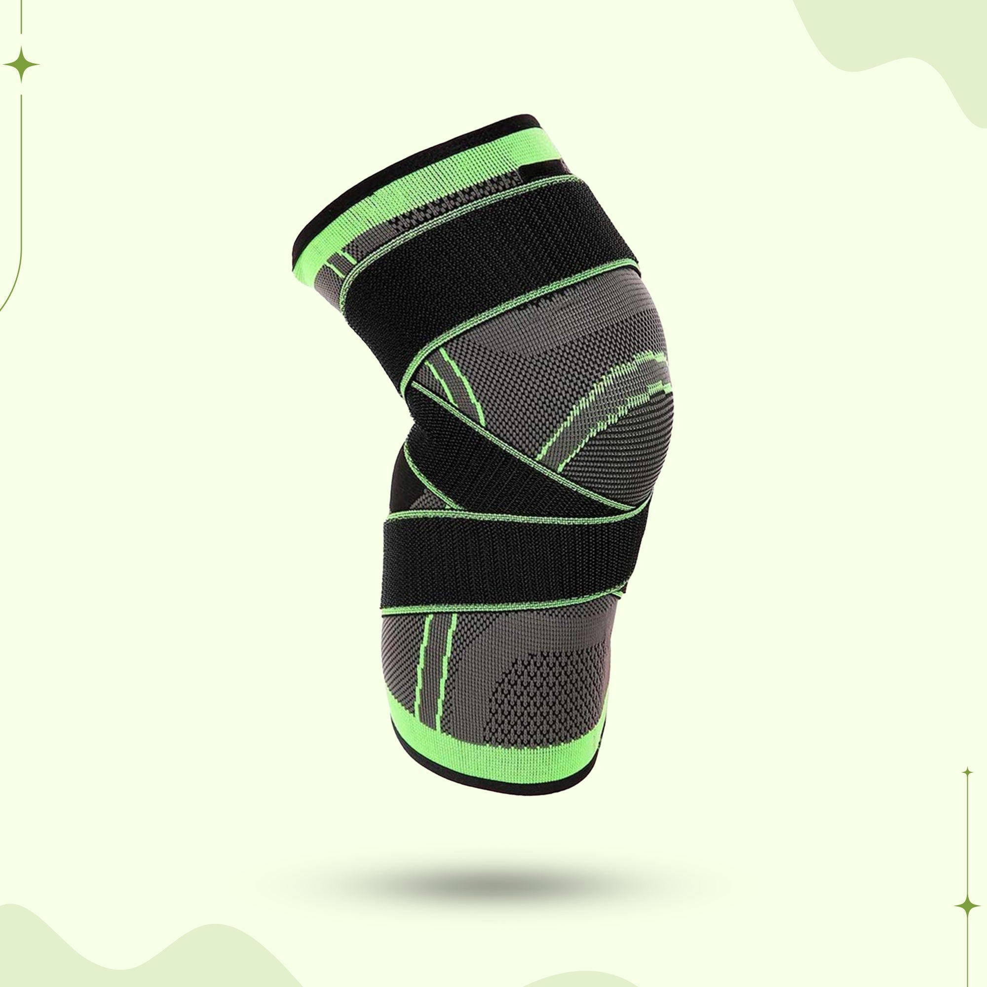 Adjustable Compression Knee Support | Unisex Sleeves for Sports 0