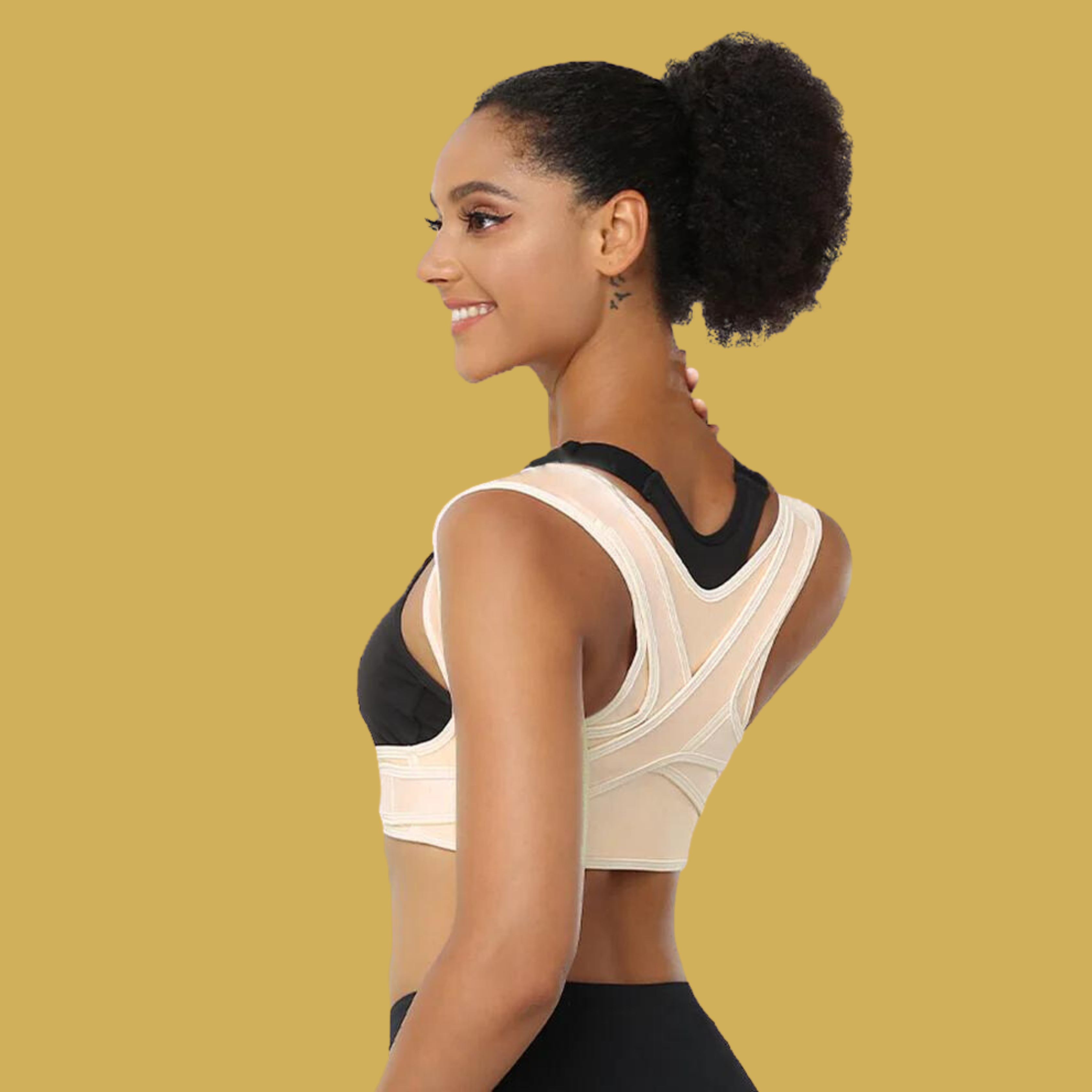 Invisible Posture Corrector | Adjustable Back Support for Bad Posture 0