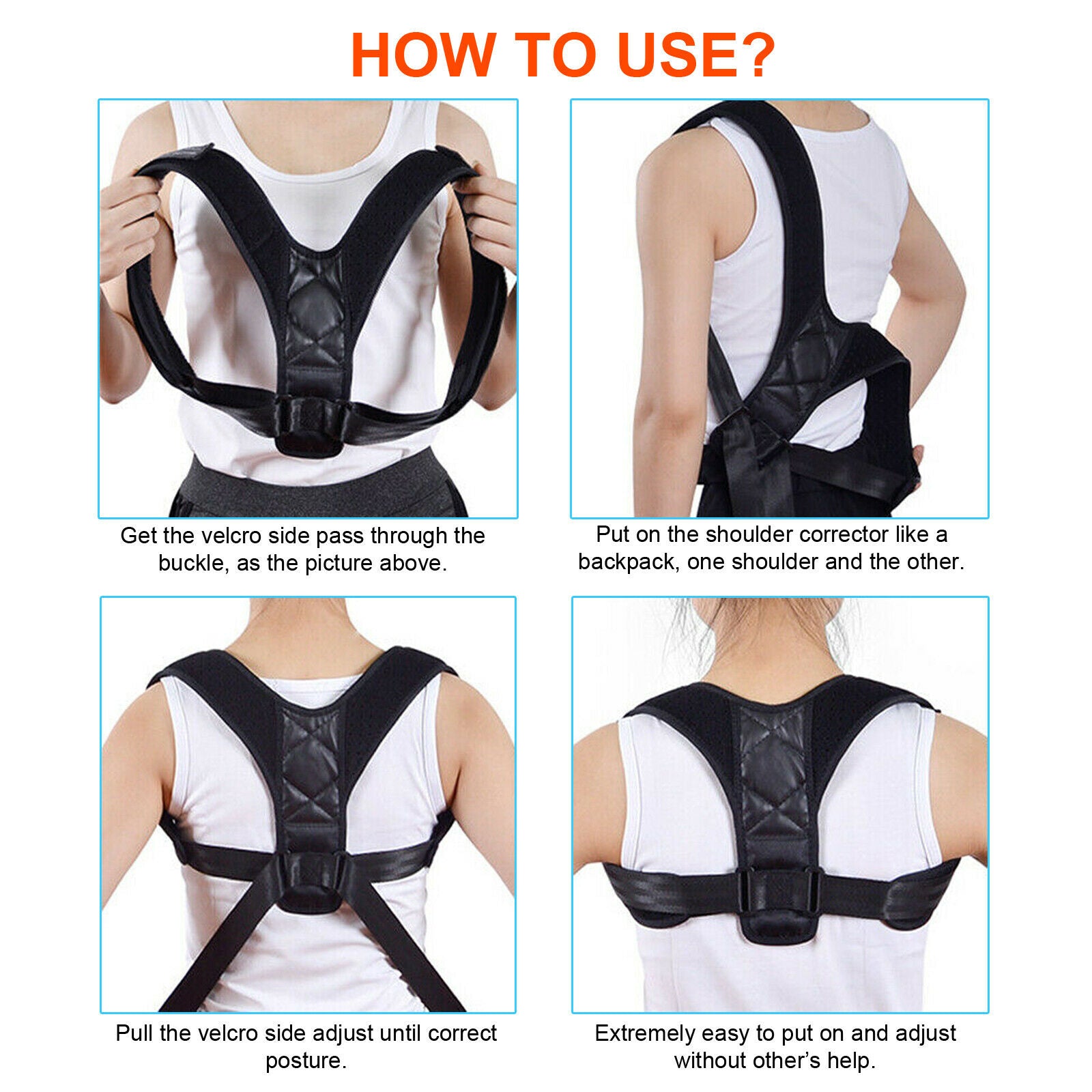 Lightweight Posture Corrector | Breathable Back Support for Bad Posture 6