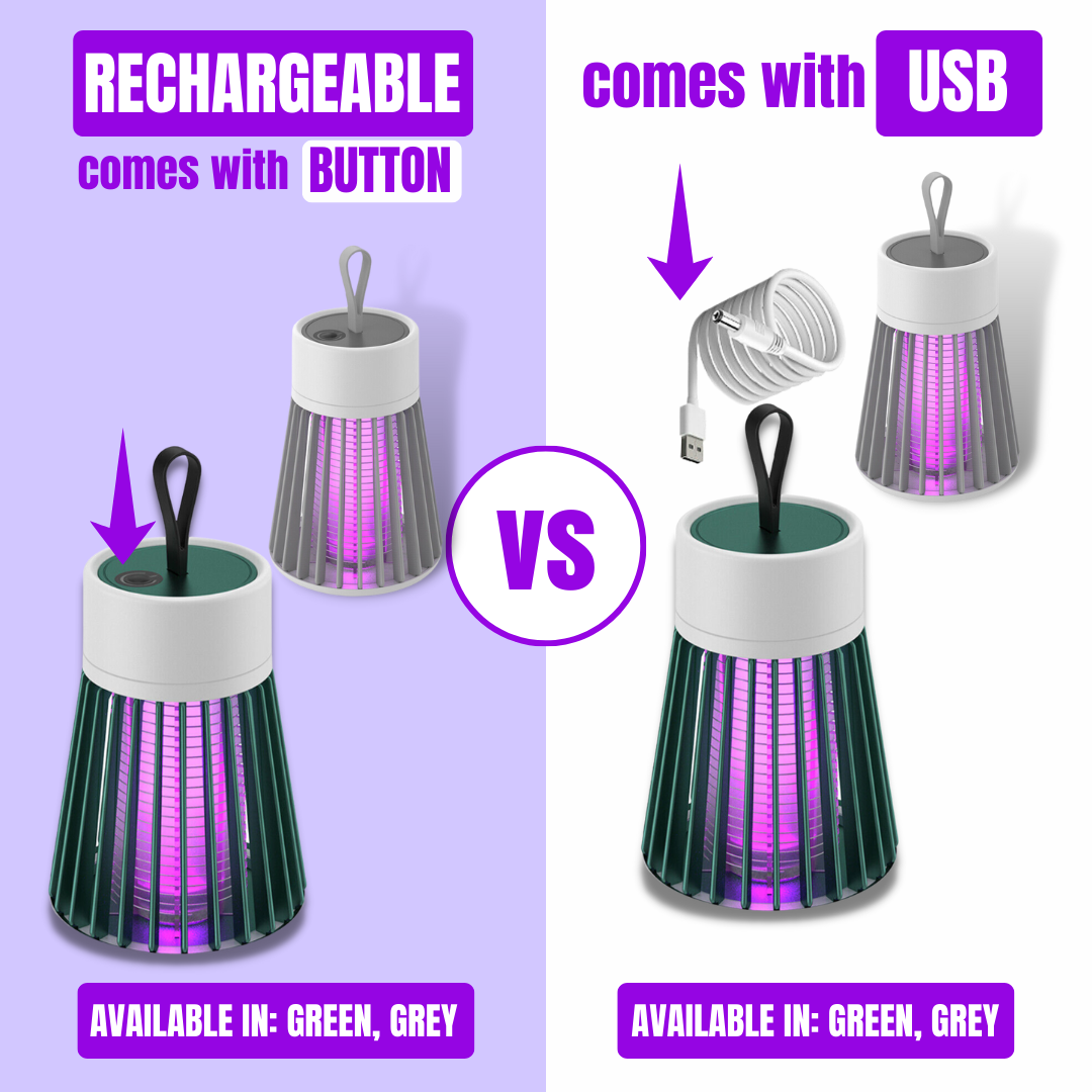 Portable Mosquito Killer | Chemical-Free Bug Zapper & USB Rechargeable 4