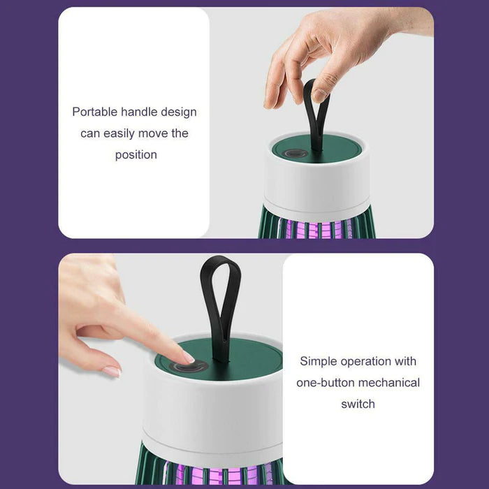 Portable Mosquito Killer | Chemical-Free Bug Zapper & USB Rechargeable 5