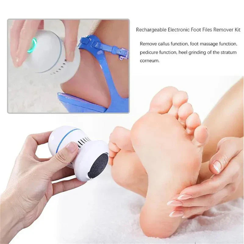 Powerful Electric Callus Remover | Ergonomic & Rechargeable Dead Skin Foot Remover 4