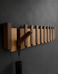 Stylish Wooden Coat Rack | Functional Design & Multiple Hooks