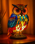 Vibrant Stained Glass Lamp | Unique Animal Prints & Table Lamps