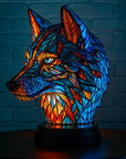 Vibrant Stained Glass Lamp | Unique Animal Prints & Table Lamps