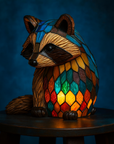 Vibrant Stained Glass Lamp | Unique Animal Prints & Table Lamps