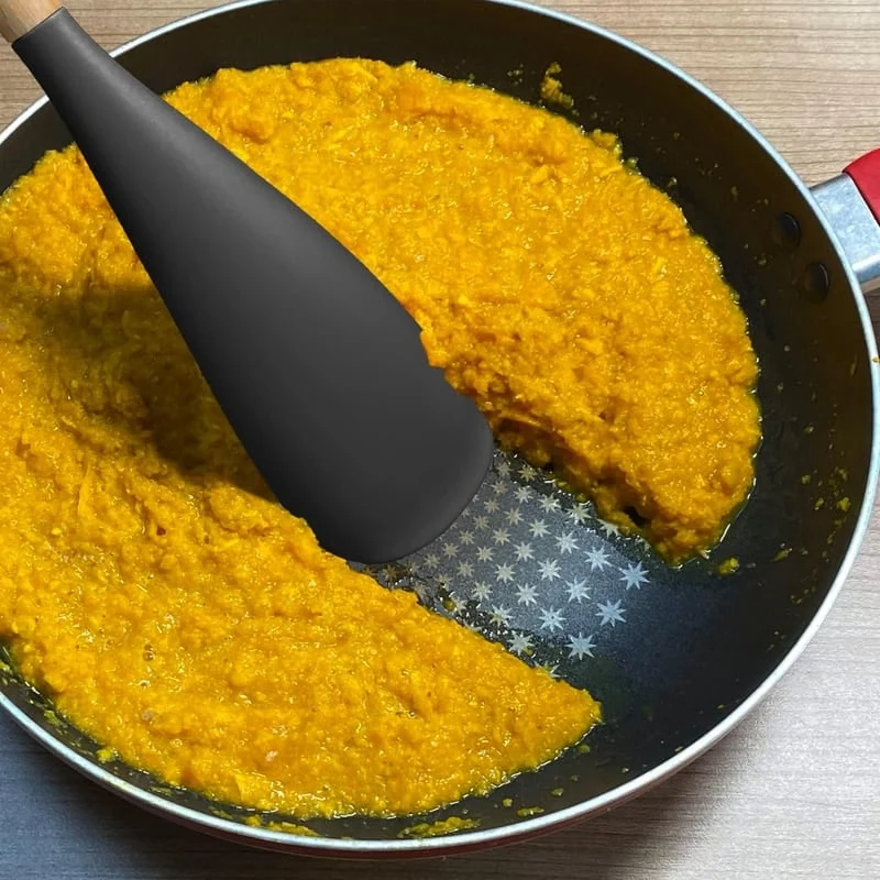 Multifunction Silicone Cooking Spoon Wooden Handle Kitchen - Image 14